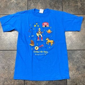 Boy’s/Kid’s Vintage Grand Ole Opry Nashville Short Sleeve T-Shirt Size 14-16